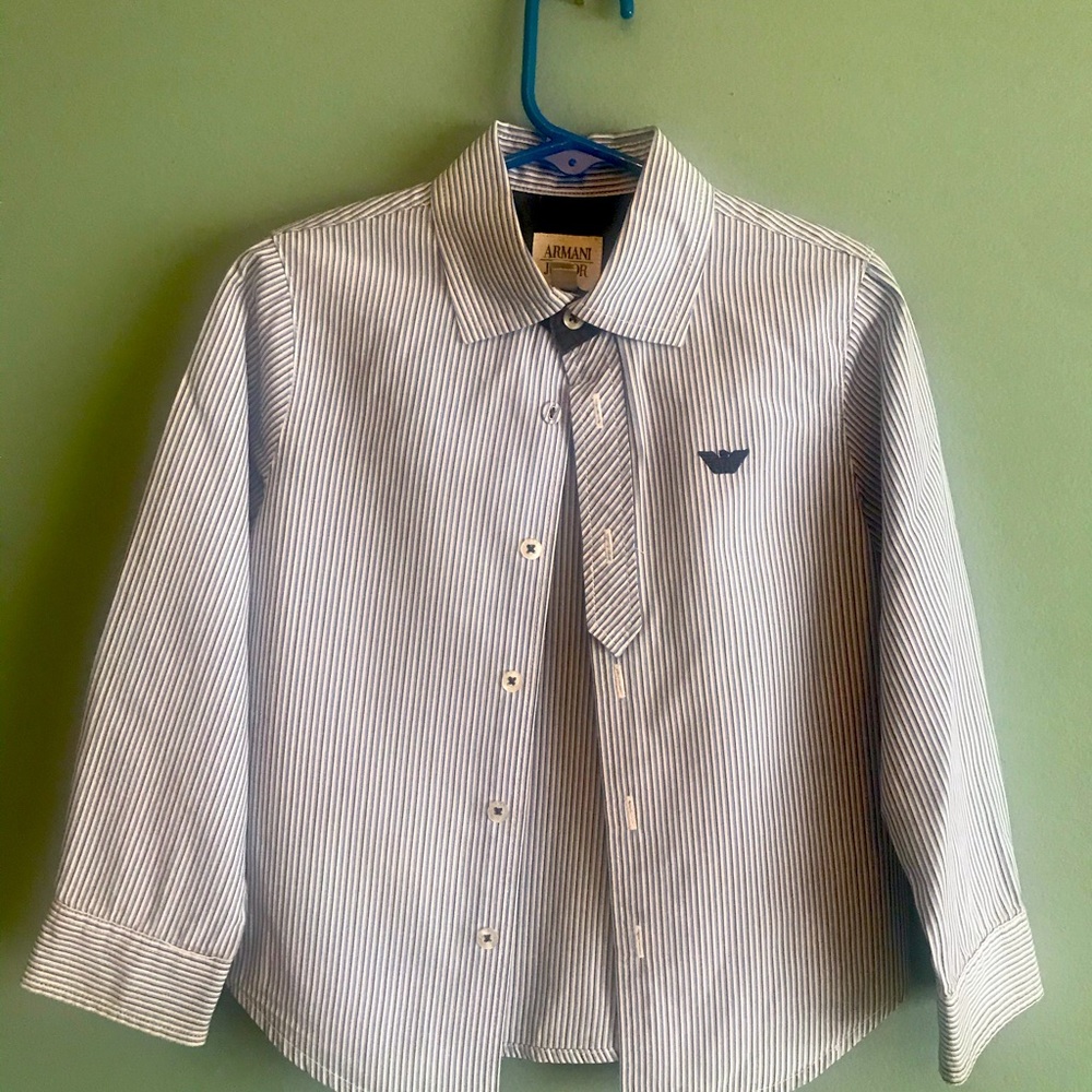 Armani boy’s button down shirt